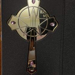 Jeffree Star Cosmetics Gold Chrome Cross Mirror