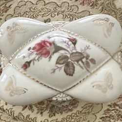 Vintage Bondware Cigarette Box - Hand Painted