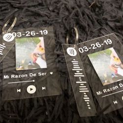 Customized Spotify Key Chains