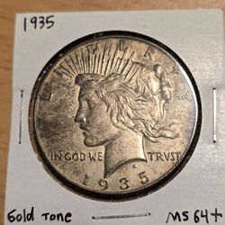 1935 Peace Dollar