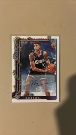 2025 holiday Topps nique Clifford autograph