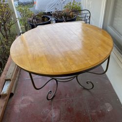 Custom Round Wood Dining Table