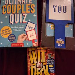 Uktimate Couple Quiz Game And Hit The Deck  Card Game