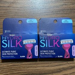 Schick Hydro Silk 3 Blade Razor Refills 2 For $15
