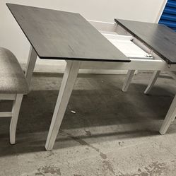 32x48”x30”h Very Good Condition Table With Two Chairs