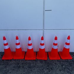 6 Pack Traffic Cone 