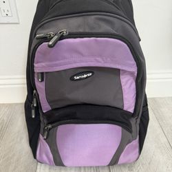 Samsonite, children's, rolling, backpack, purple, black, schoolbag, durable**