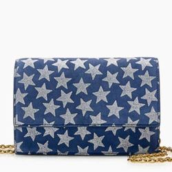 Jcrew Harrison Clutch Convertible Crossbody Bag Stars Italy

