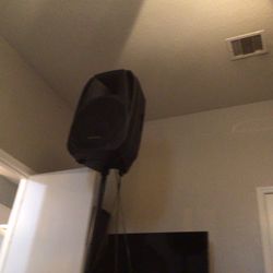 Speakers in a mixer