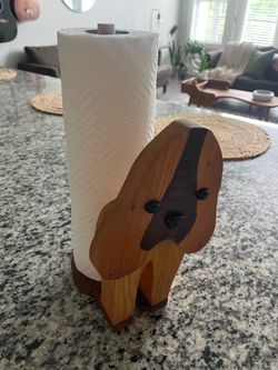 Dog Paper Towel Holder