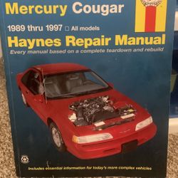 Haynes Repair Manual Ford Thunderbird 1(contact info removed)