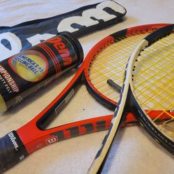 2 Tennis Rackets, 6 Balls, 3 Cases