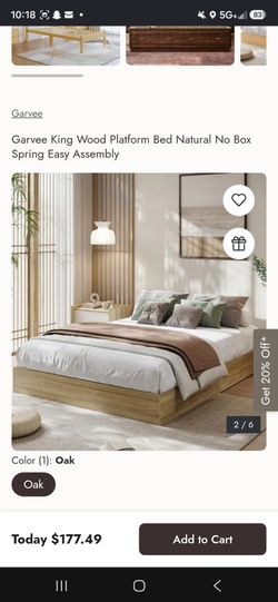 Brand new king bed frame