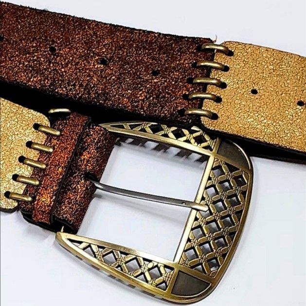 Vintage Wide Buckle Belt 