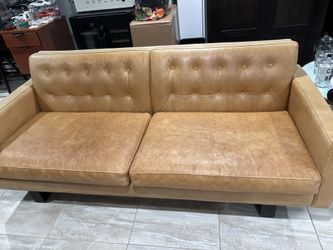 Vintage leather couch