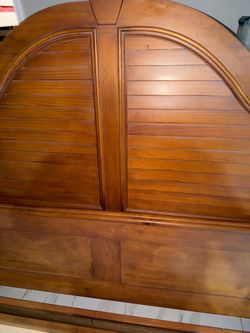 Wood frame and head board