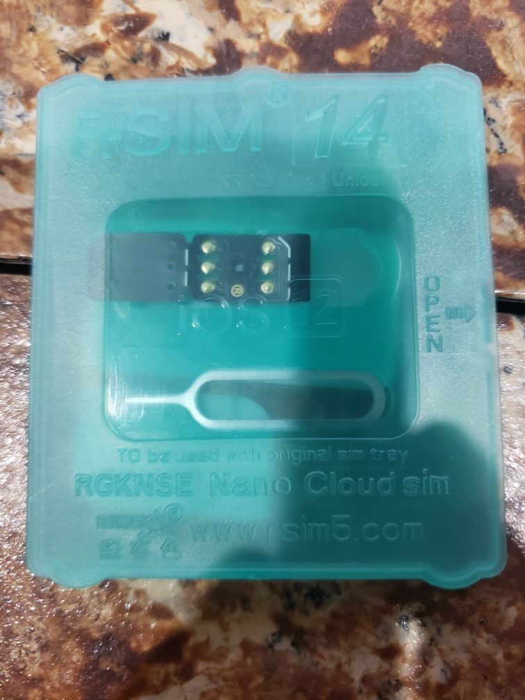 New RSIM14 Nano Unlock Card for iPhone 8/7/6 4G iOS 12.4