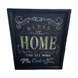 Bless This Home Entryway Wall Art 