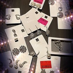 Miscellaneous Jewelry Earrings Sterling Silver, Necklaces, Rings Fashion Pendants And More