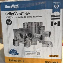 PelletVent for Multi-Fuel 3in. Diameter Horizontal Kit.   Model # 3PVL-KHA  L-4426 