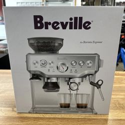Breville BES870XL the Barista Express Espresso Machine w/Frother & Grinder - NEW