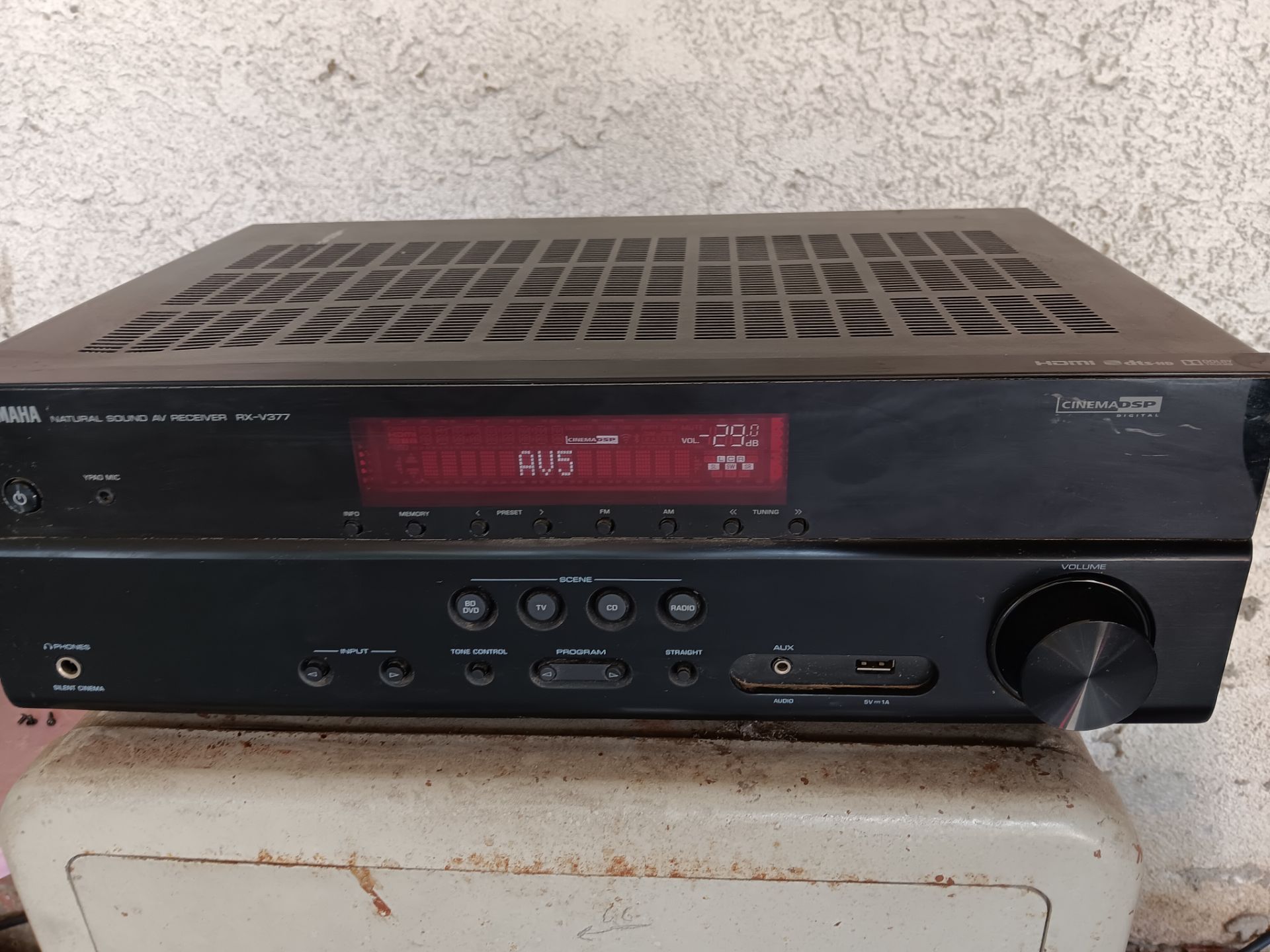 Yamaha 5.1 stereo amplifier surround sound great sound