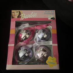 Barbie Vintage Christmas Pink Ornaments 