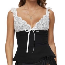 Princess Polly womens Delvonte Top Color: Black Size: 8  Fabric type 100% reclaimed polyester Care instructions Machine Wash Origin Imported About thi