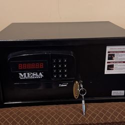 Mesa Safe Personal 1.2 cu. ft, Black, 35 lb. (MHRC916E-BLK), Combo/Key/Card
