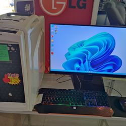 Deal of the Day - Gaming Computer with 27" Monitor, Keyboard Mouse Intel Core i7-4th Gen 32GB Ram 