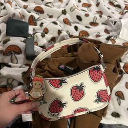  coach strawberry purse