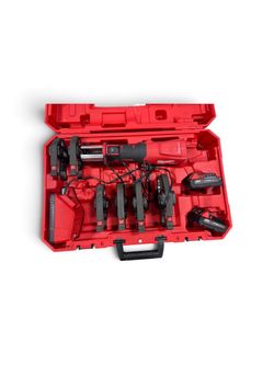 Milwaukee M18 Force Logic Copper Press Tool Kit with 1/2" to 2" Jaws & One Key
