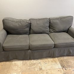 Pier 1 Couch - Grey - CLEAN!!!