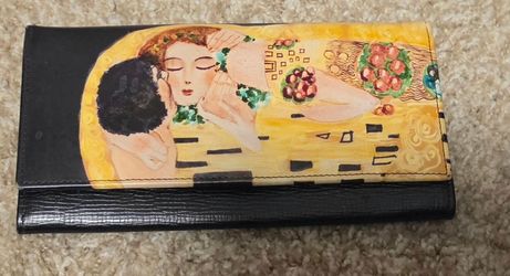 Klimt 'The Kiss' Art Print Wallet