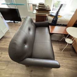 Couch two seater black