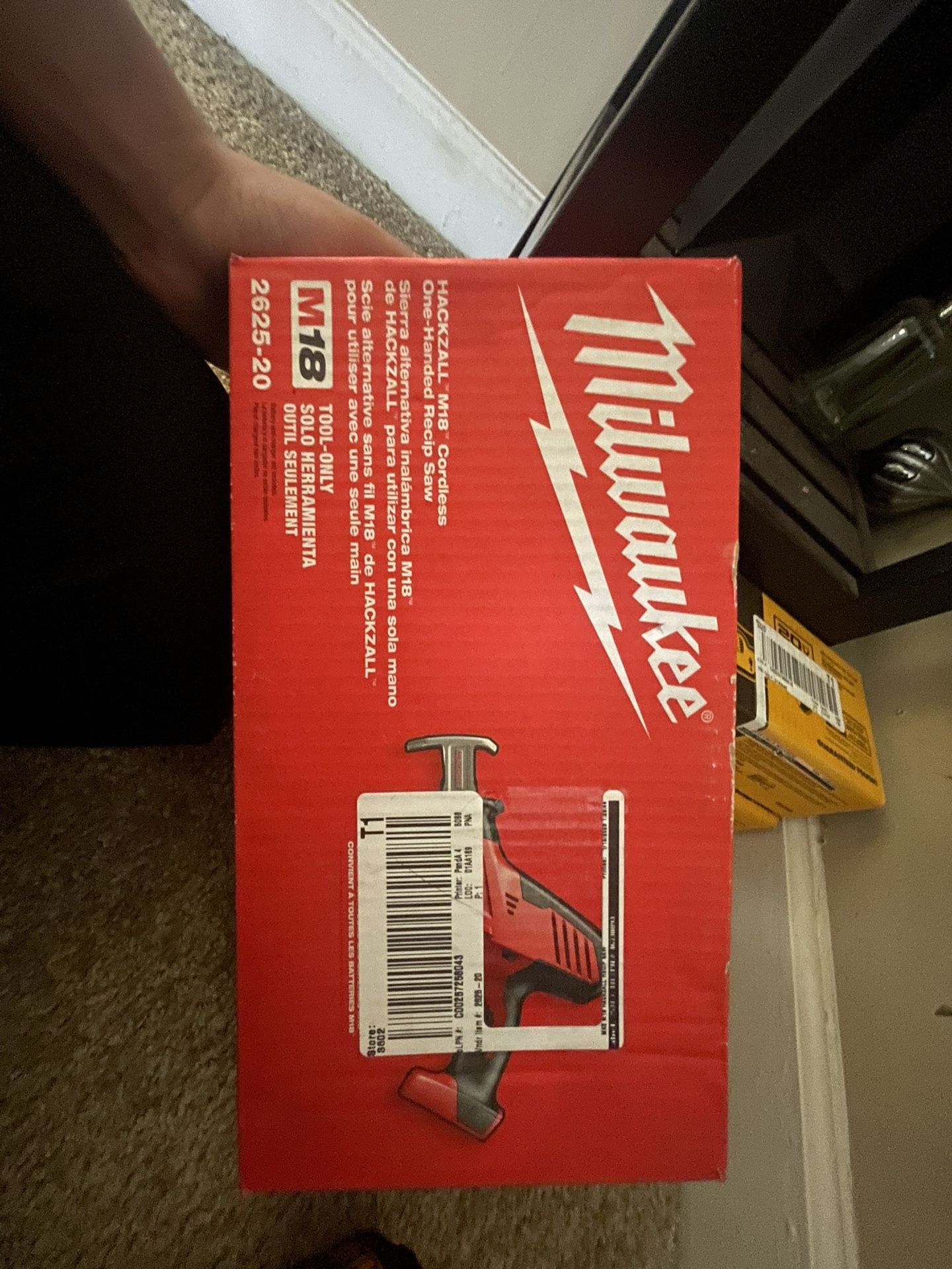 Milwaukee One Handed Sawzall