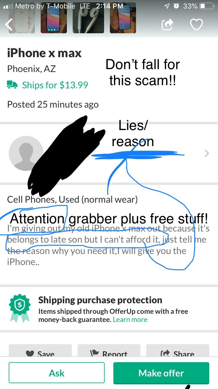 Don’t fall for this scam!!!