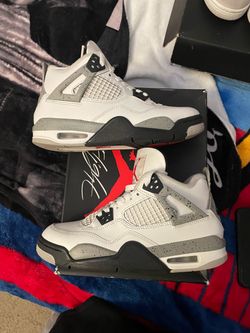 Jordan 4 white cement