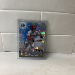 Topps 2023 Bowman Chrome Elly De La Cruz Atomic Refractor /150 SOS-7 Reds