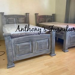 New Twin Bed With Mattress 