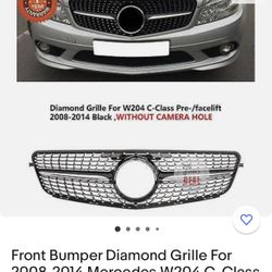 2008-2014 Mercedes Benz C250 Grille