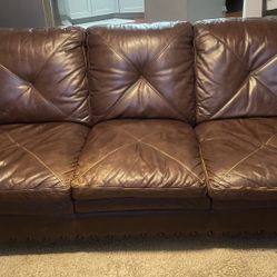 Leather Sofa and Love Seat For Sale Negotiable