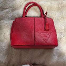 Guess red hand bag 