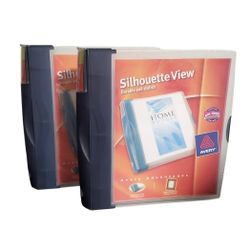 (2) Avery Silhouette View Binders