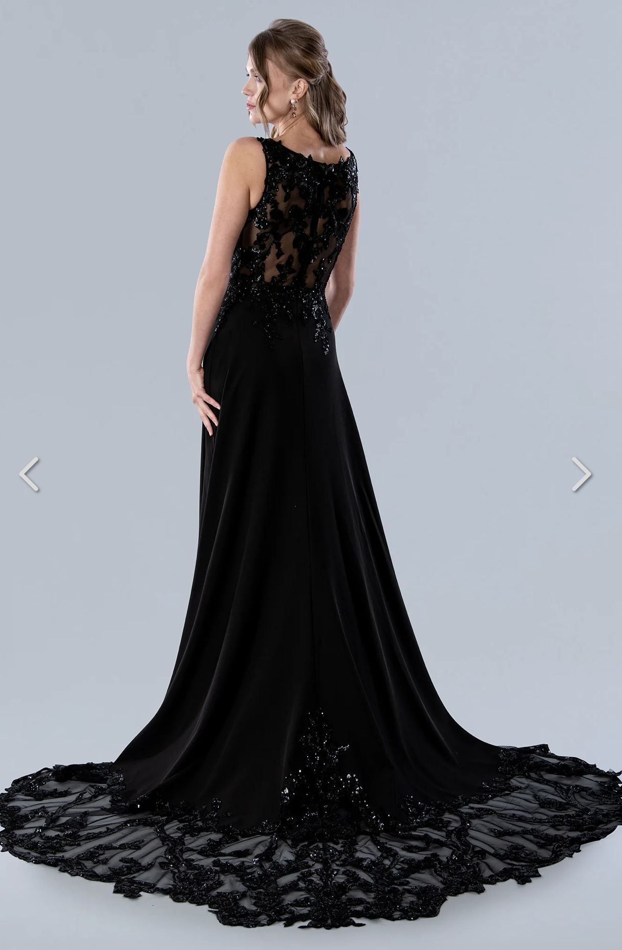 Stella Couture Black Aline Dress