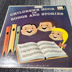Vintage Children's Hour Of Songs And Stories Vinyl