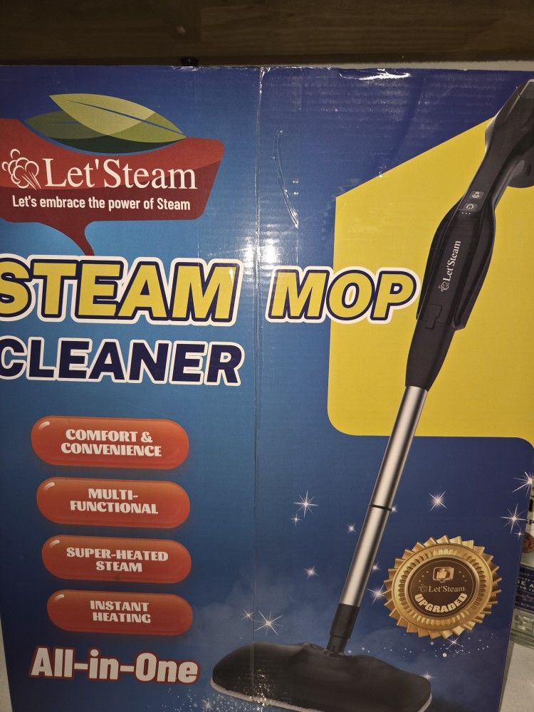 Let'Steam Mop Cleaner All In One Steam Mop