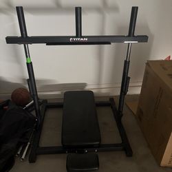 Titan Fitness Inverted Vertical Leg Press Machine