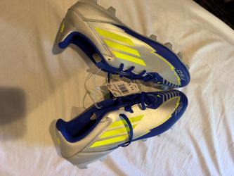 Adidas F50 Club FG/MG Messi Silver Metallic Soccer Cleats