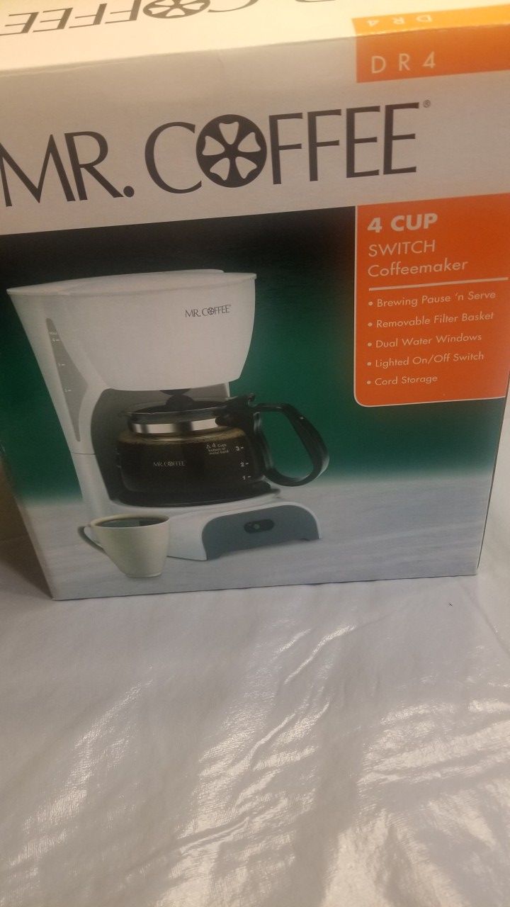 Brand new mr. Coffee maker